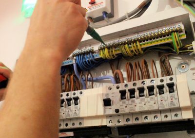 Rewiring a domestic fuse board
